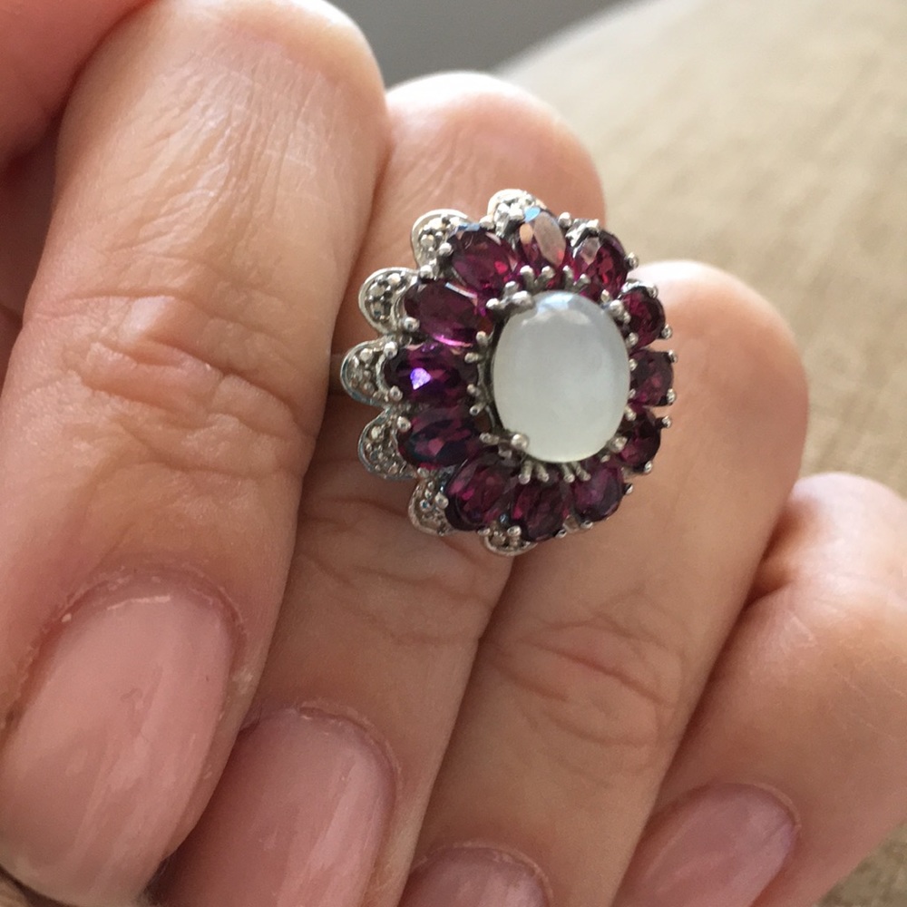 Sterling Silver And Ruby Ring - image 3